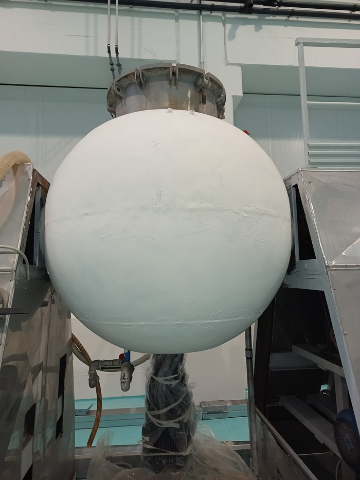 industrial insulation in the chemical sector with microcoating AES TECH