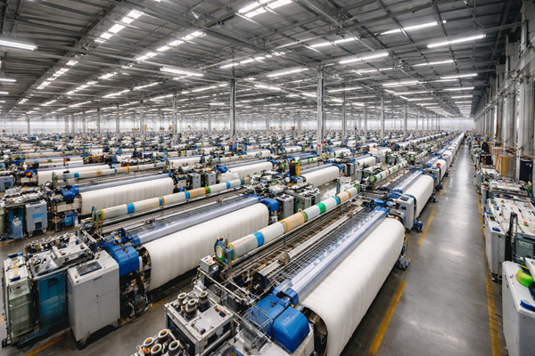 Con Aes Tech e Technological M l'isolamento dei capannoni del settore tessile non si limita a pareti e tetto, ma può essere attuato con la massima efficienza anche per calandre, autoclavi, asciugatoi, macchine di tintura, tubazioni ecc.
