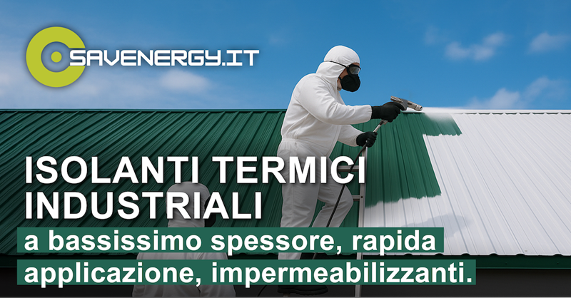 Isolamento termico capannoni con rivestimento nanotecnologico applicato su copertura industriale
