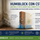 Humiblock con tecnologia CST per il controllo dell’umidità di risalita e della cristallizzazione dei sali nella muratura