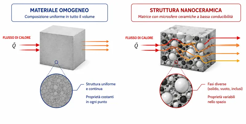 Isolante nanotecnologico termico per industria - struttura nanoceramica